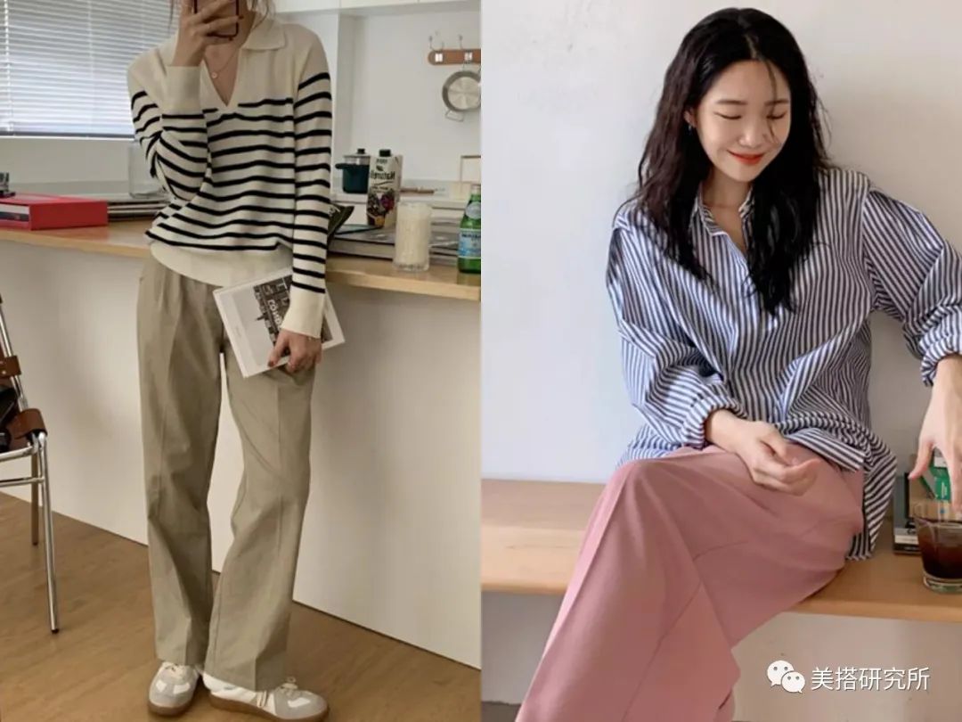 韩系风格穿搭假两件,韩系简约气质风女装