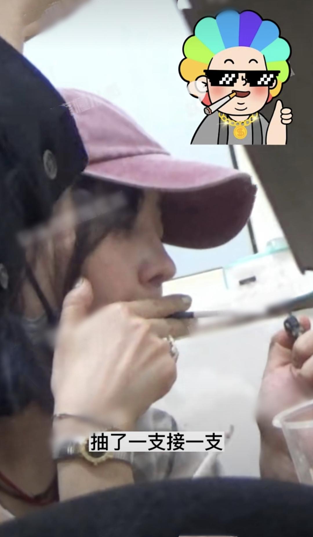 白百何近照曝光喝酒抽烟动作娴熟,白百何最邋遢的一次走红毯