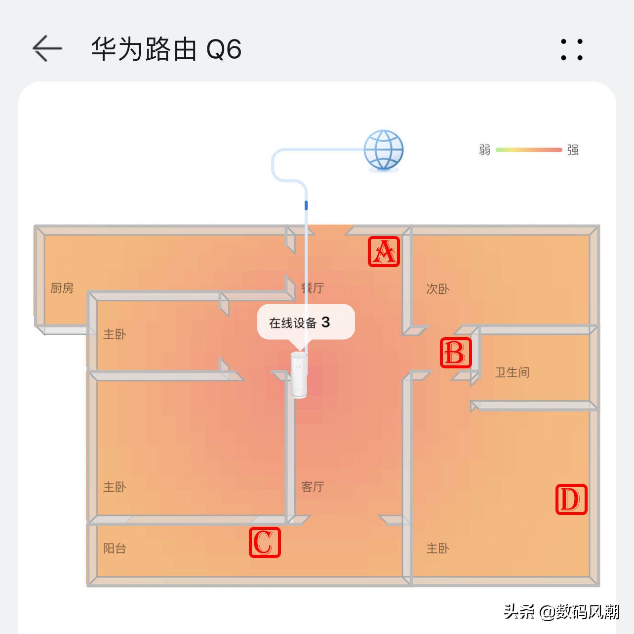 华为q6路由器怎么设置网速最快,华为q6路由器网线版穿墙网速慢