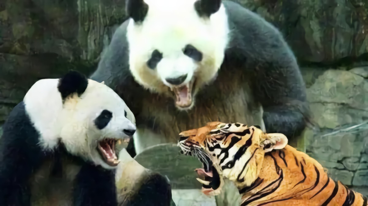 熊猫为什么那么少被老虎狮子吃,为什么老虎和狮子不敢吃掉熊猫