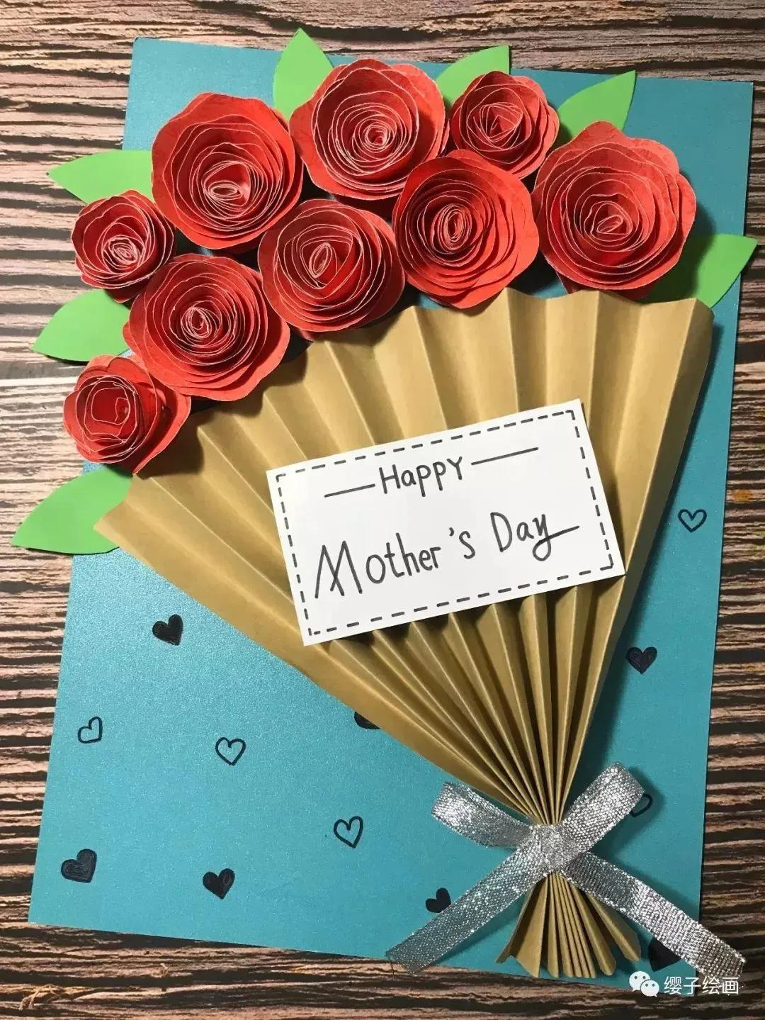 关于母亲节的手抄报又漂亮又简单,一年级母亲节手抄报怎么画简单的