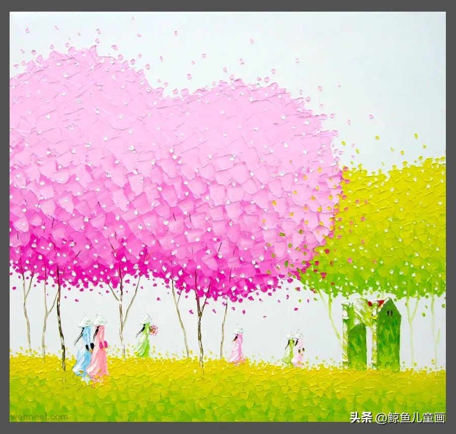 色彩丰富的绘画作品中国风,色彩鲜艳视觉冲击力强的绘画作品