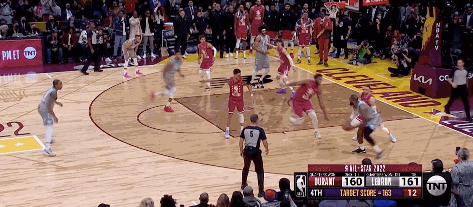 詹皇领衔众球星惊呼库里,nba评论詹姆斯隔扣加内特