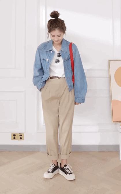 牛仔外套怎么穿搭才好看,牛仔外套怎么穿好看又简单