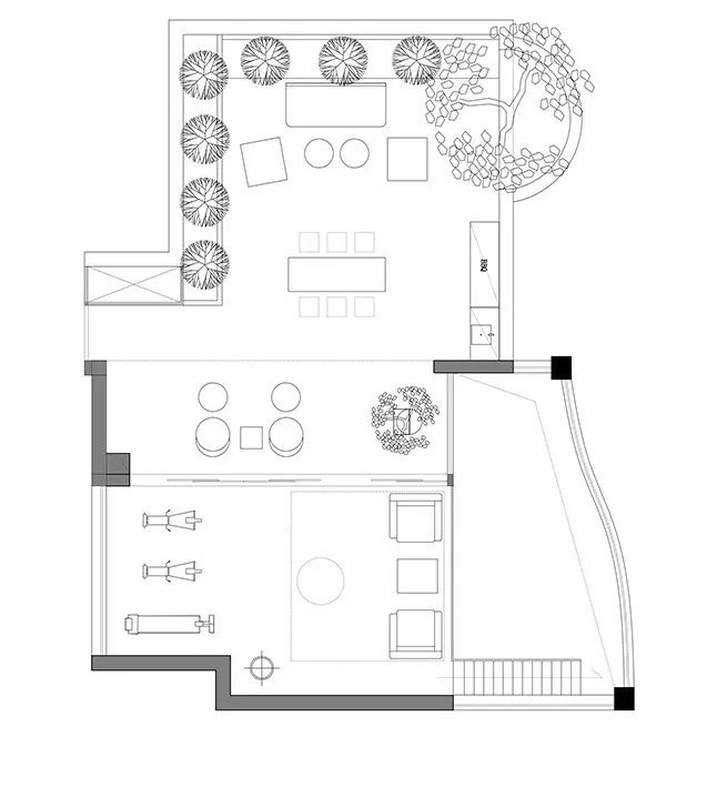 顶层复式楼带露台怎么装修,顶层复式带大露台中式装修攻略