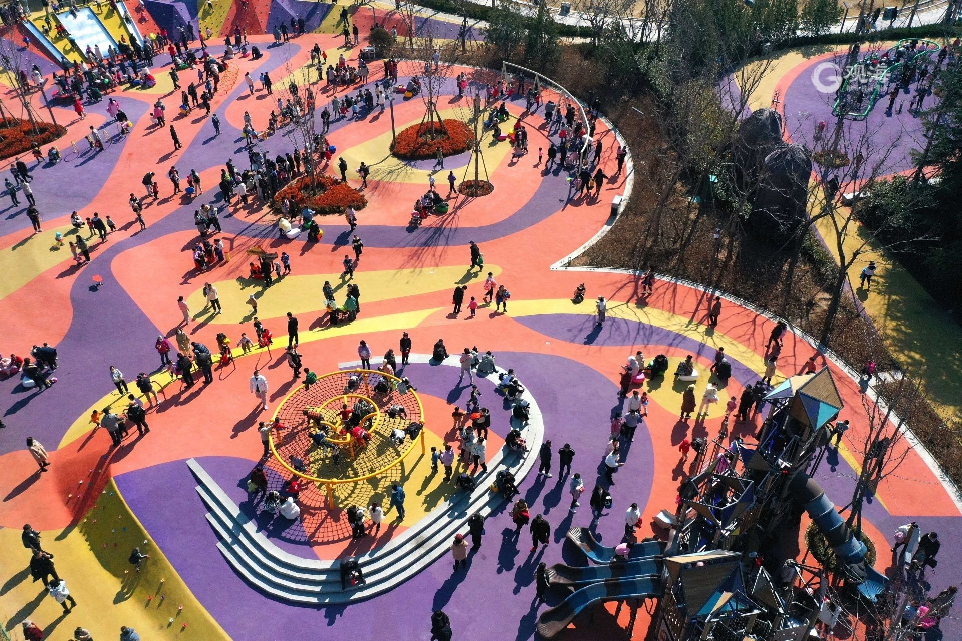 青岛随处可见的口袋公园,青岛市城市口袋公园