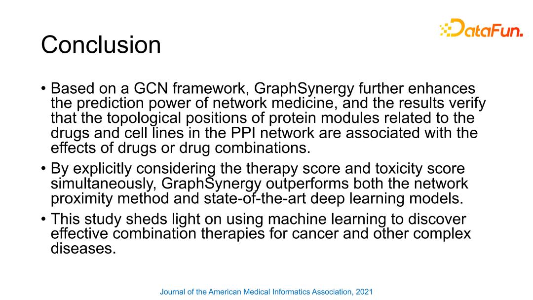 GraphSynergy：基于人工智能的药物联用机制预测