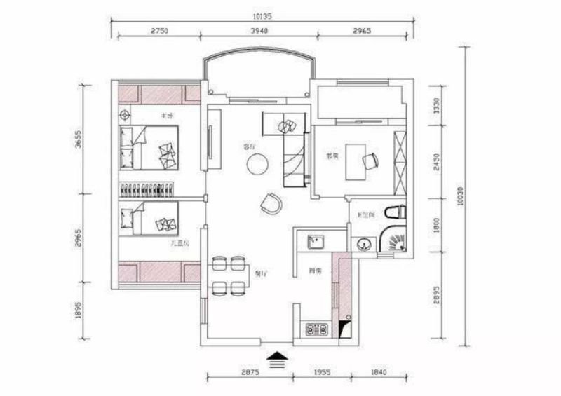 客厅整墙铁皮柜,80平米背景墙电视柜一体的效果图