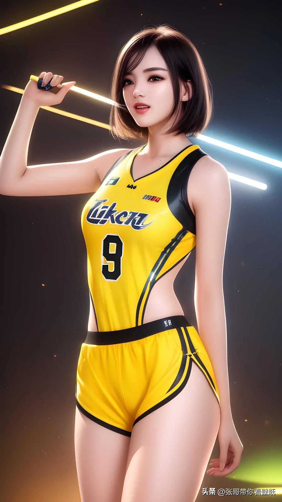 ai绘画篮球女孩,ai绘画篮球队