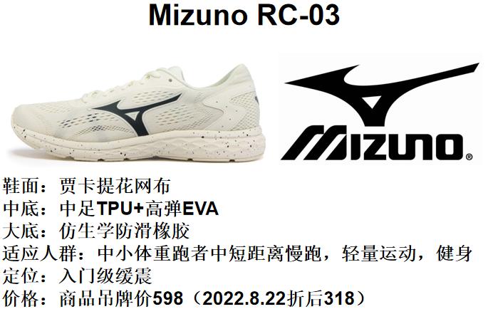 美津浓跑鞋系列矩阵,美津浓跑鞋矩阵