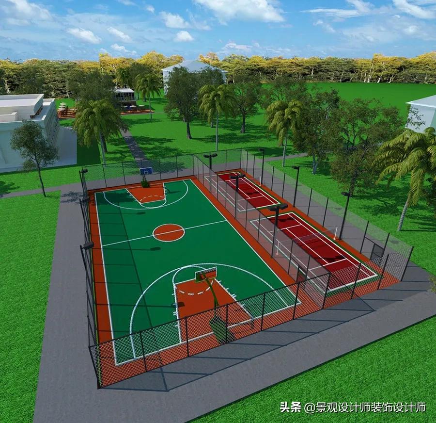 室内外篮球场设计案例效果图,室内篮球场设计视频
