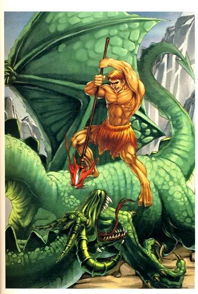 希腊神话的第一代天神,希腊神话故事龙牙