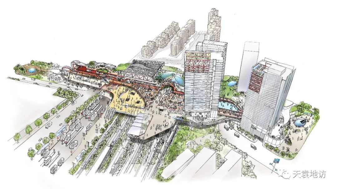 莘庄交通枢纽大平台,莘庄枢纽大平台