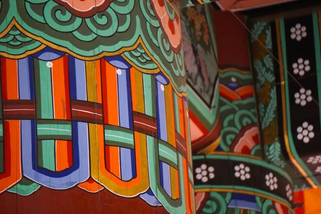 韩国色彩水彩画,韩国丹青