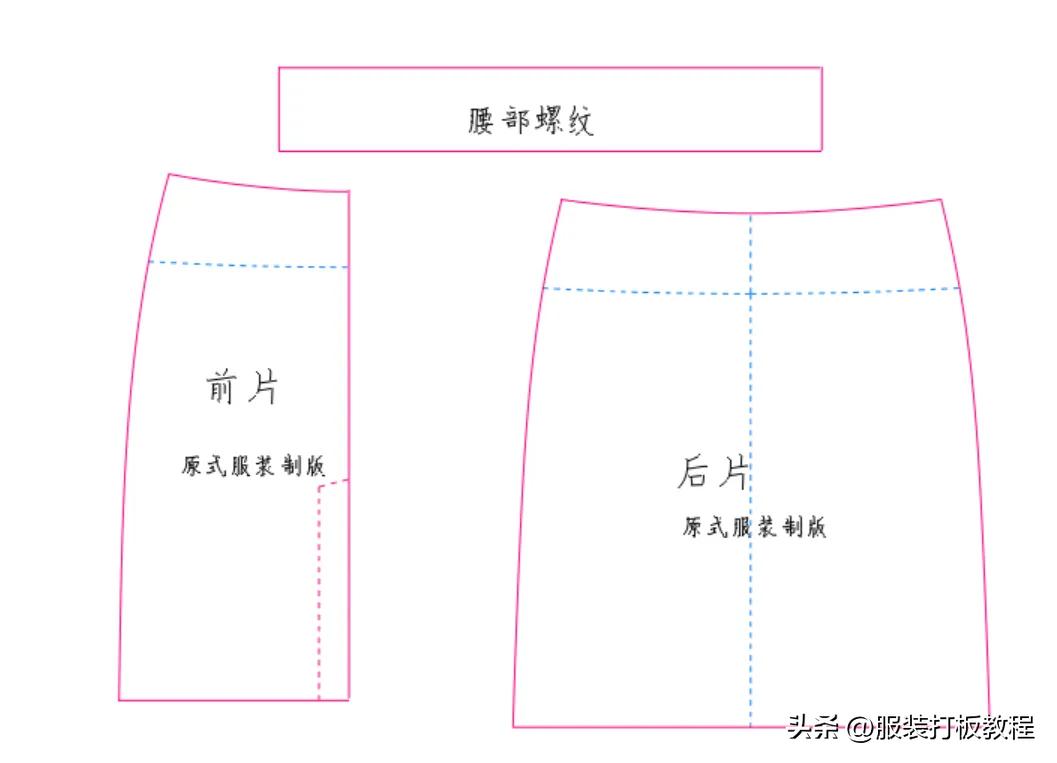 23款女装半身裙子制版教程附纸样图才智服装