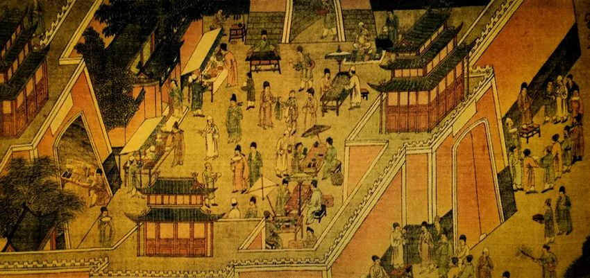 催旺财运-金元磁州窑白地黑彩绘“招财利市”纹梅瓶图像研析