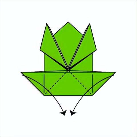 和小青蛙类似的小青蛙折纸,小青蛙折纸幼儿最简单教案