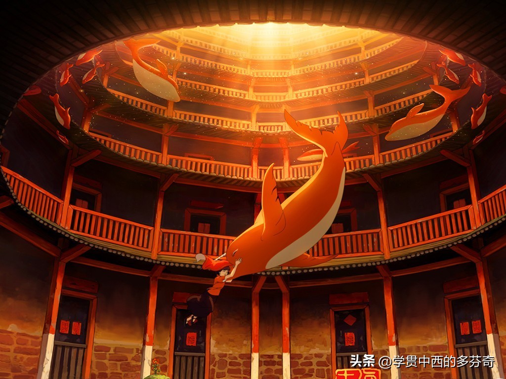 大鱼海棠的背景音乐分析,大鱼海棠电影中色彩画面