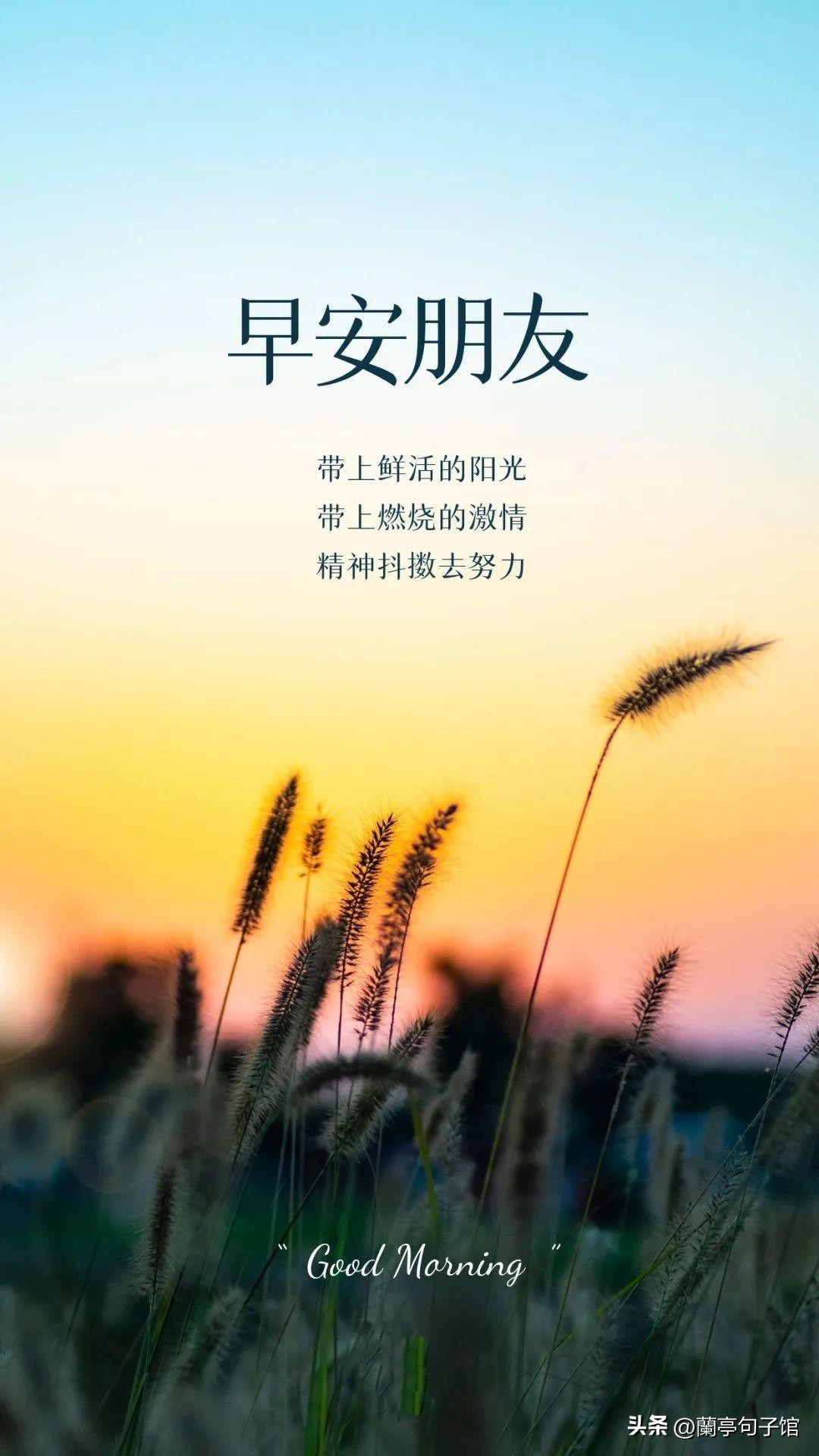 周六早安问候语图片语录大全,周六最美早安问候祝福语图片大全