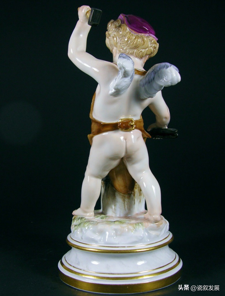 欧洲瓷器之祖-梅森Meissen制瓷厂-爱神丘比特“爱”主题瓷塑(2)