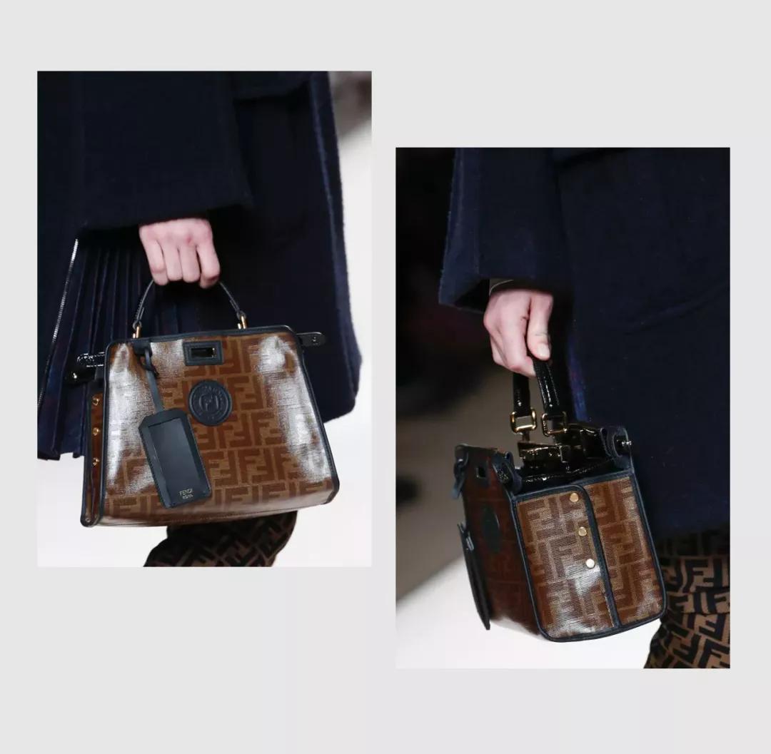 芬迪vintage老花盒子包,芬迪经典老花包