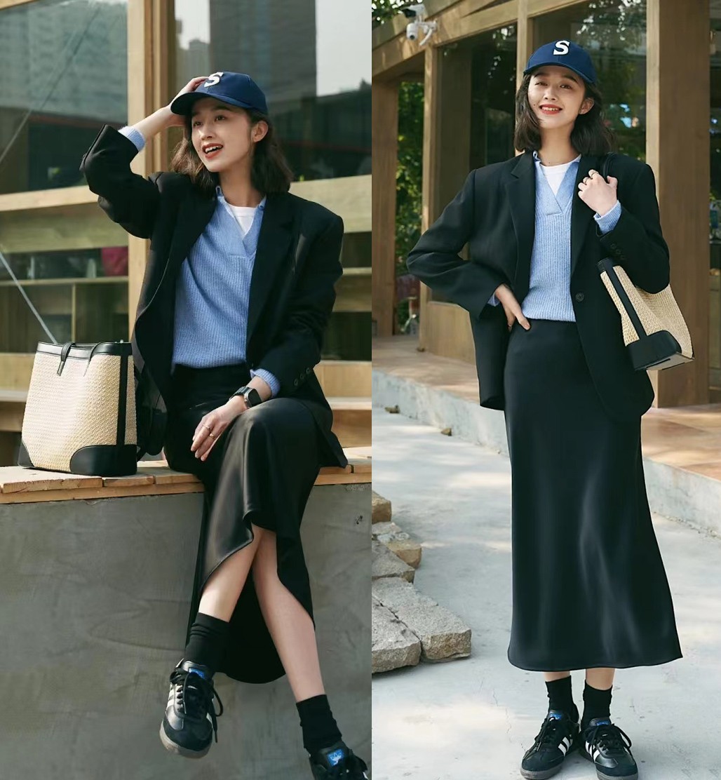 春季建议你多穿“裙子”！这3个半身裙的搭配公式，真显气质