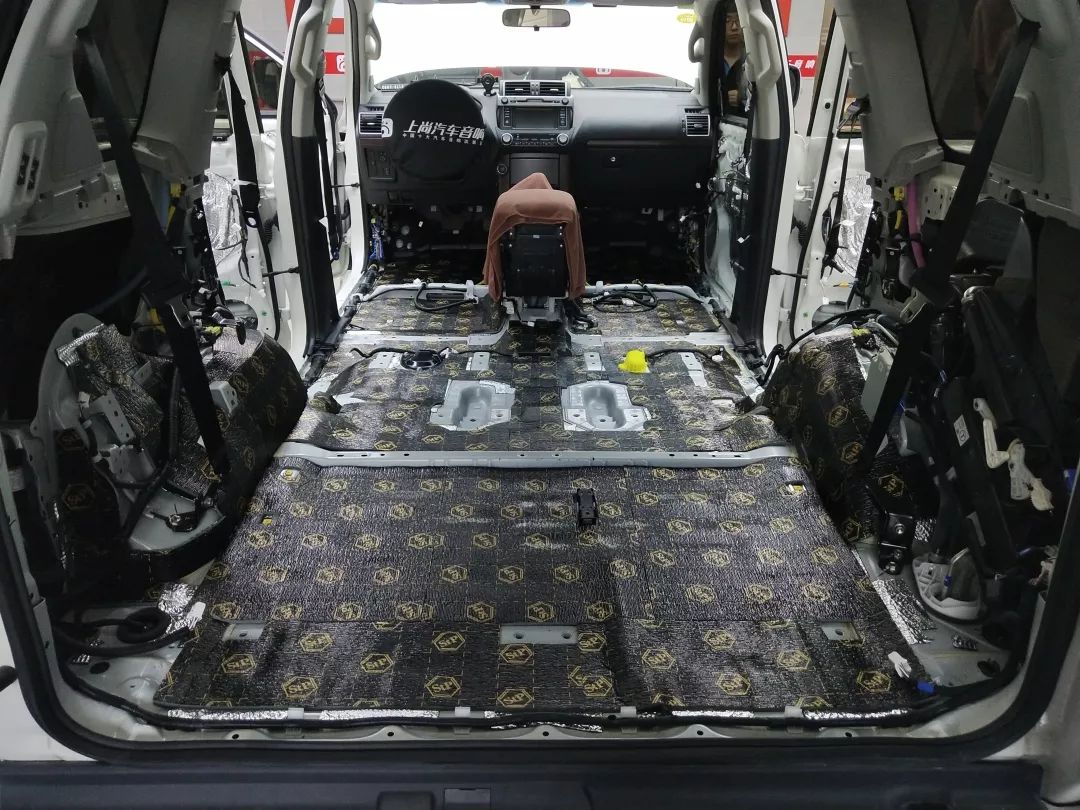 汽车隔音降噪测试丰田霸道,丰田霸道隔音