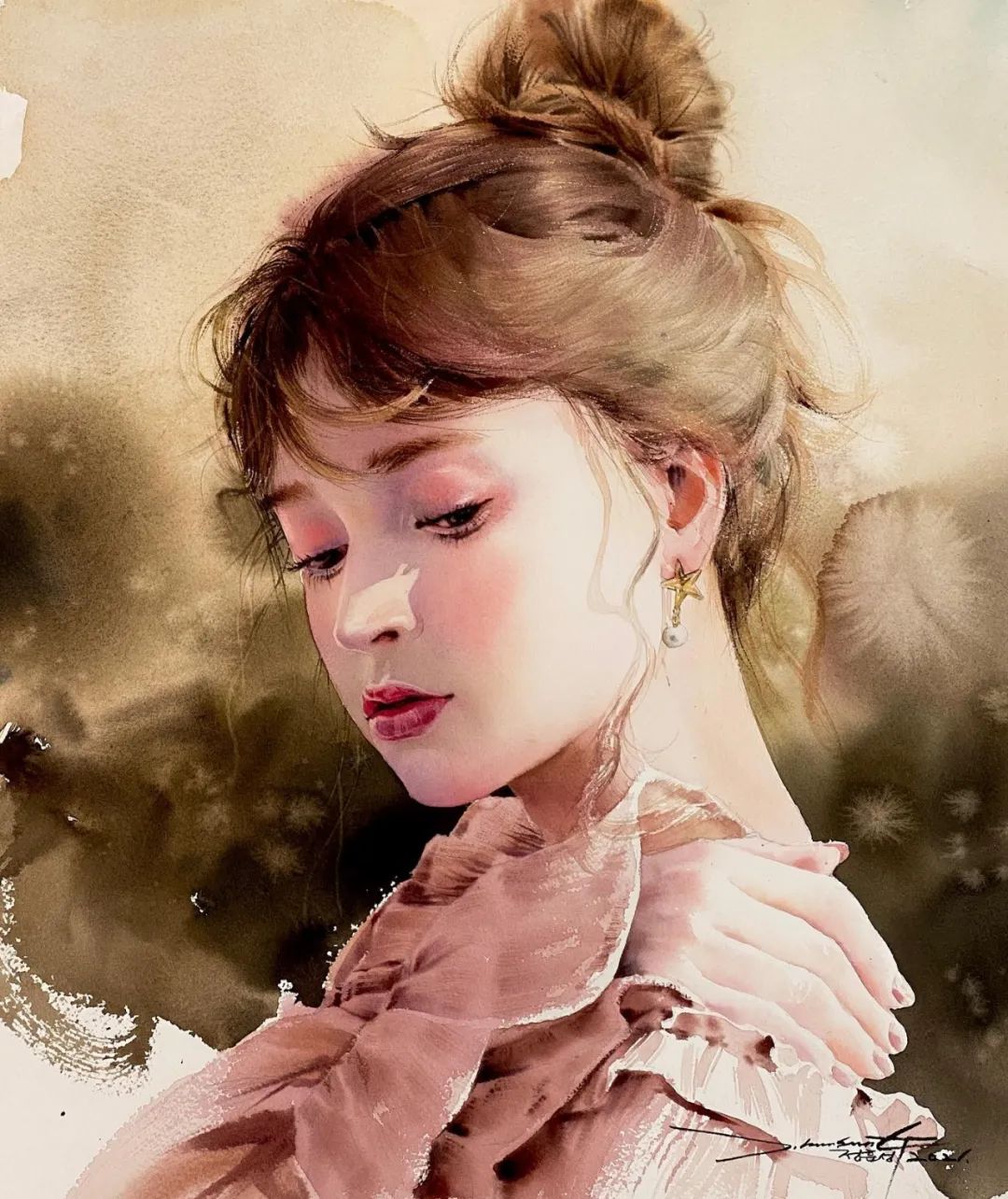 美得让人窒息的水彩,超级惊艳的水彩