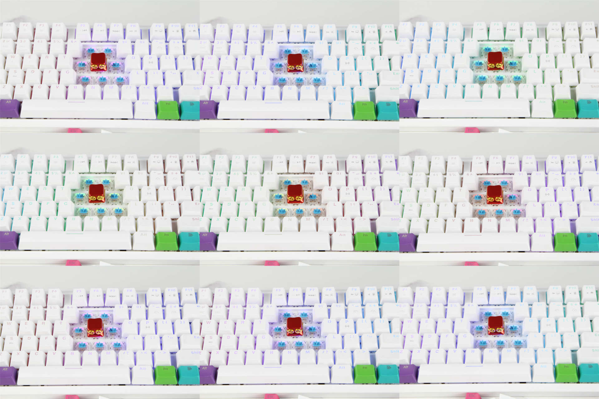 zomox键帽,rog与zomo联名键帽