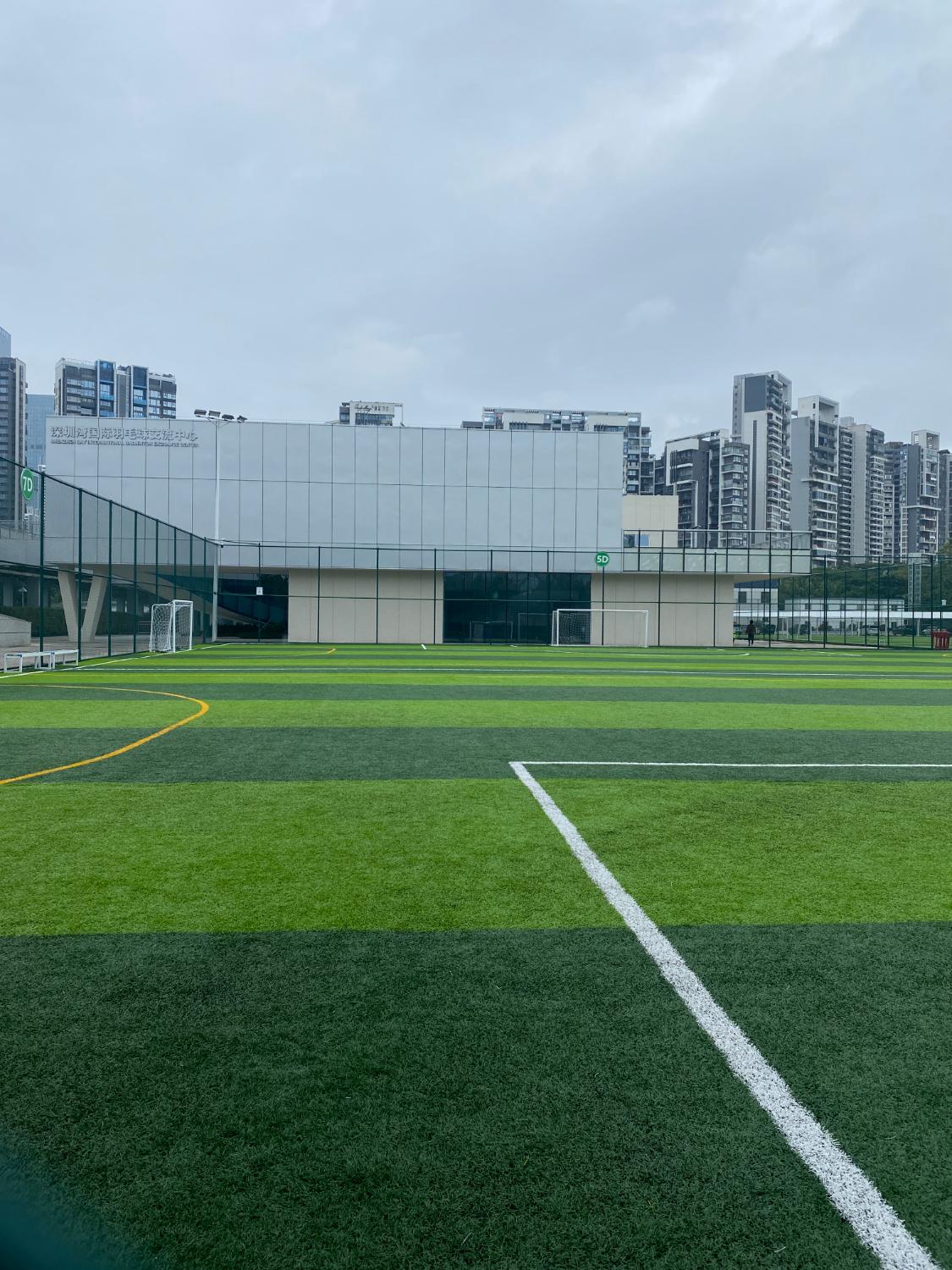 深圳湾体育中心足球场平面图,深圳湾体育中心有几个足球场