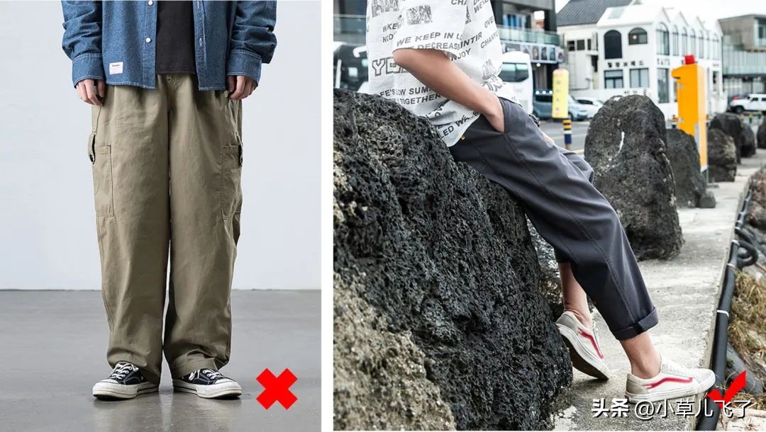 小个子男生怎么选裤子显高,矮个子男生穿哪种裤子好看