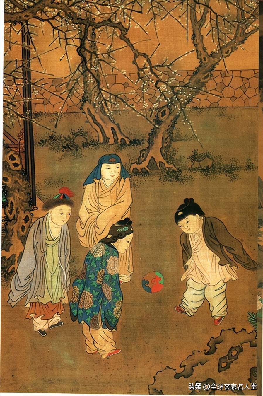 古代的足球叫蹴鞠,足球蹴鞠