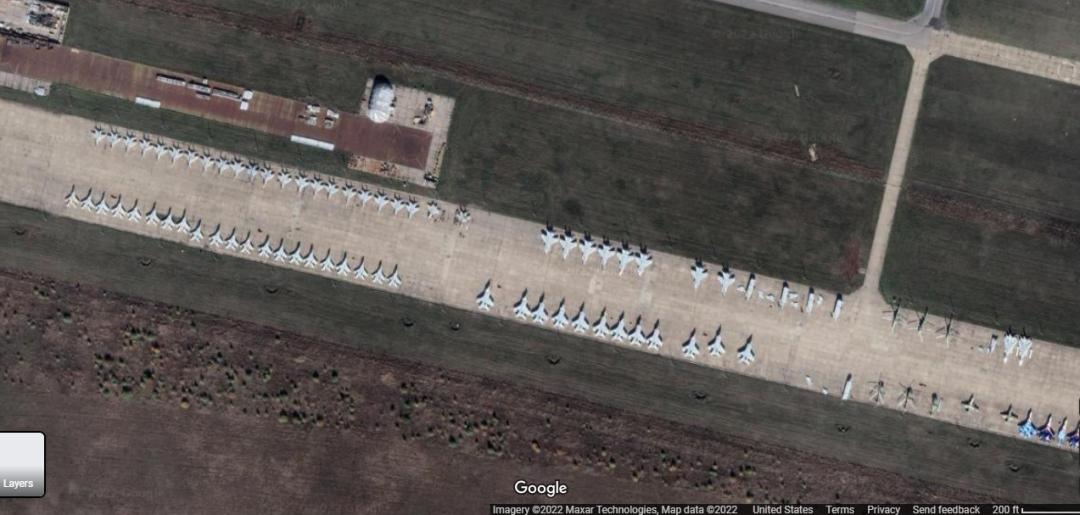 谷歌公布的俄罗斯军事设施图像,谷歌公开大量俄军基地卫星照