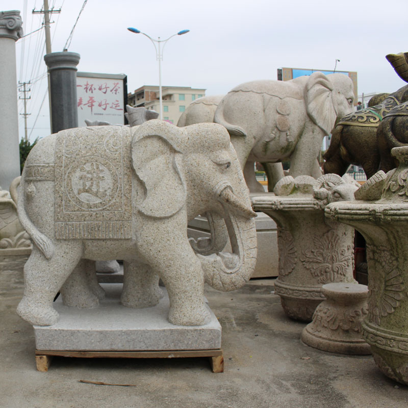 石雕大象公母怎么分别,石雕大象公母怎么分