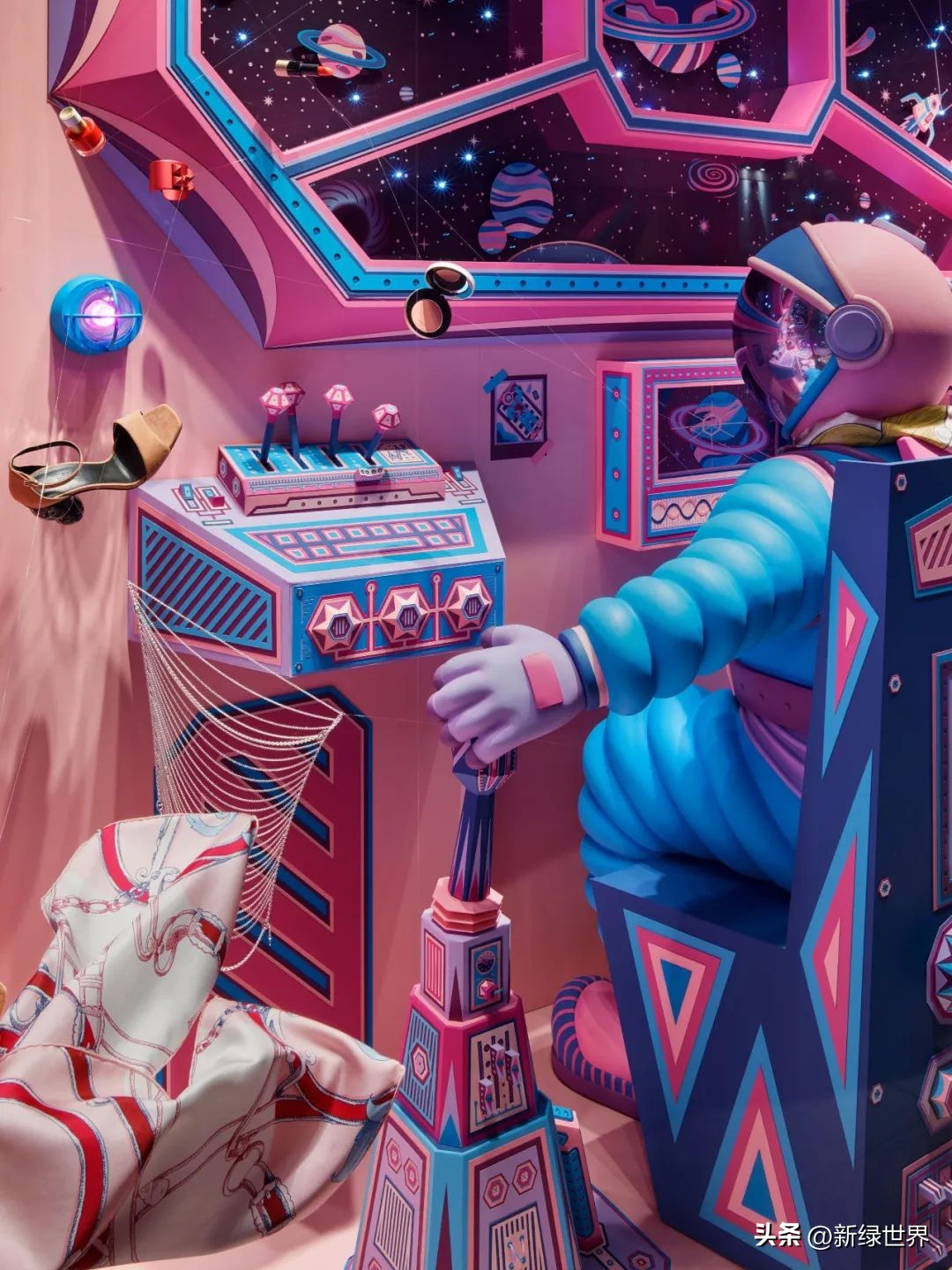 纸艺作品绘画,千变万化的纸艺术作品