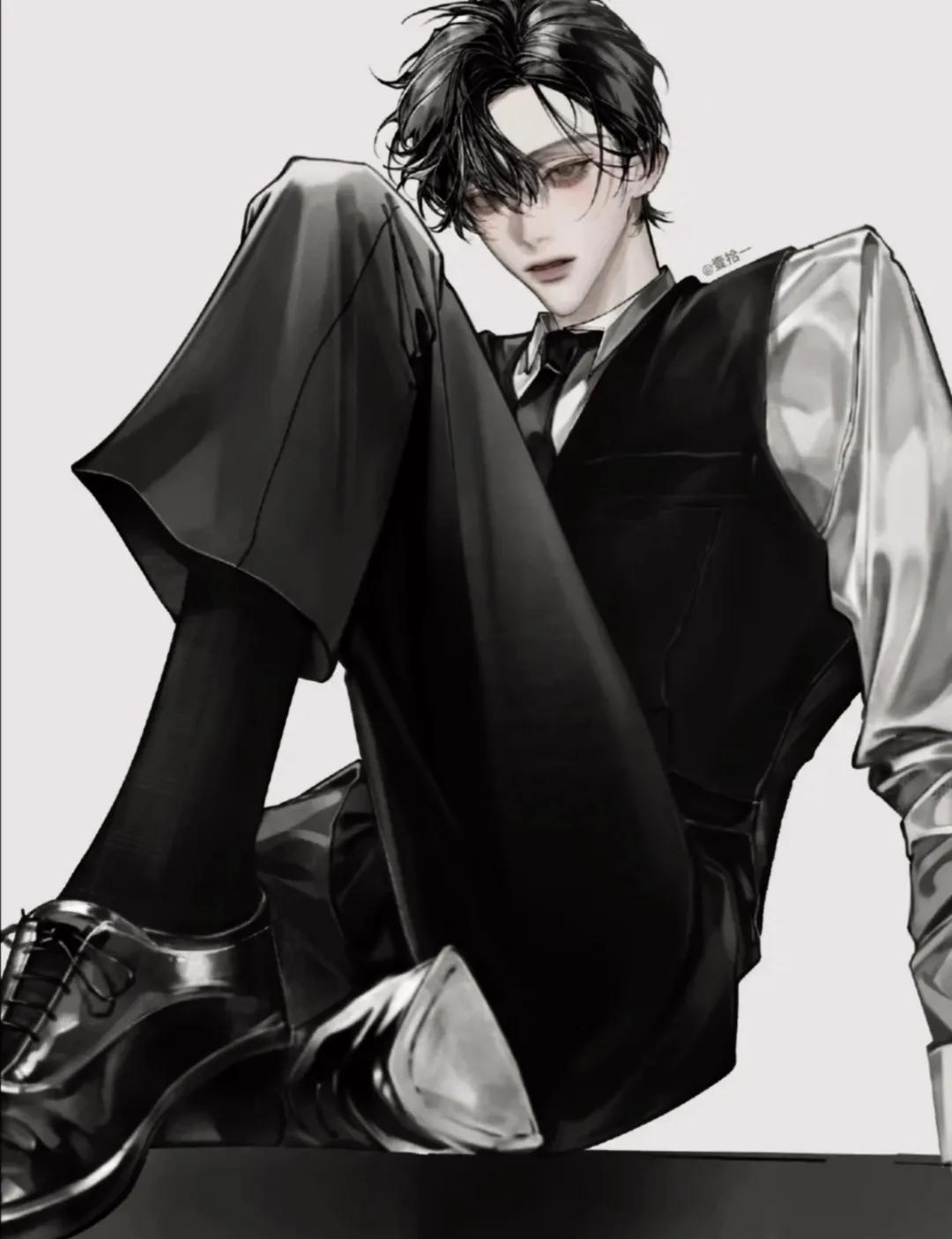 头像霸气高冷男头拔刀四人组,好看到爆的单人男头像