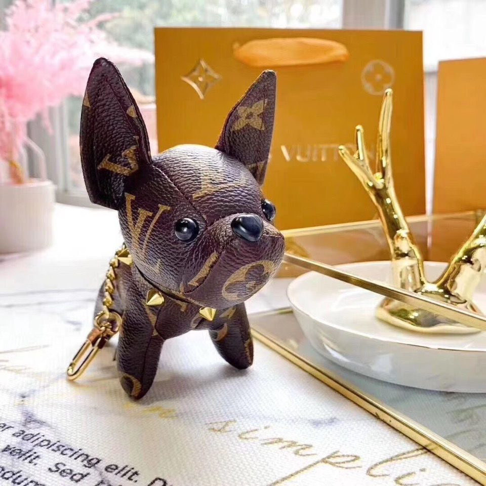 lv包包挂饰毛娃娃,七夕礼物小鹿挂件