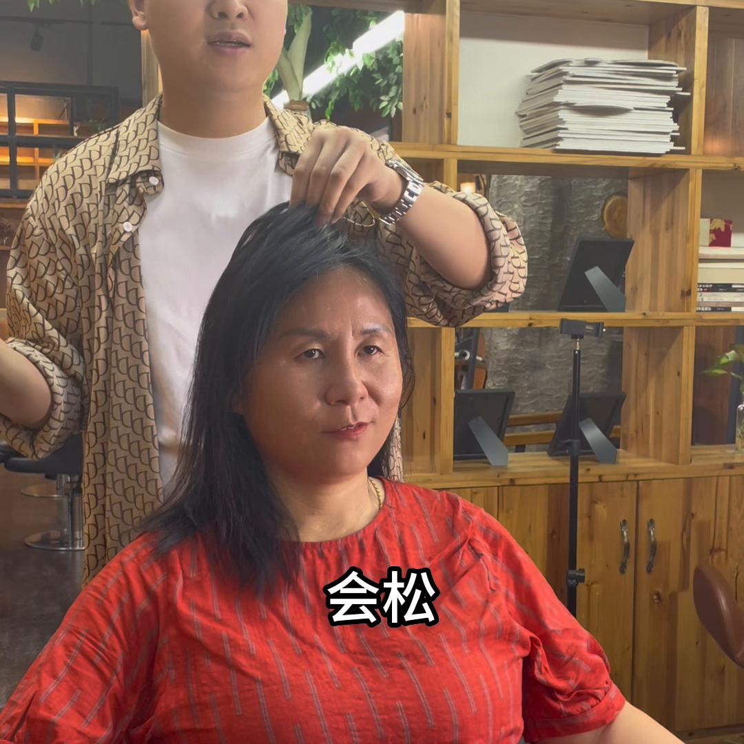 50多年了第一次剪短发,同城专业剪短发
