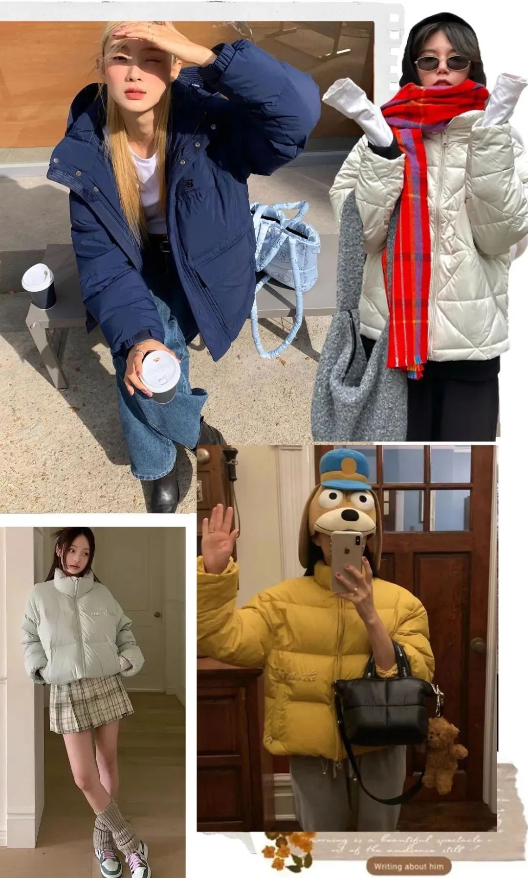 羽绒服卫衣裙搭配,今年流行穿搭羽绒服加什么靴子