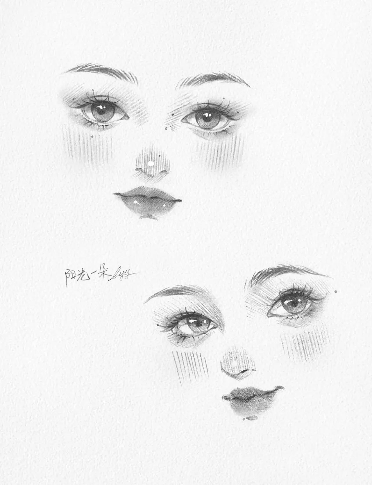 分散型五官妆容画法,眉眼妆容如何画才好看