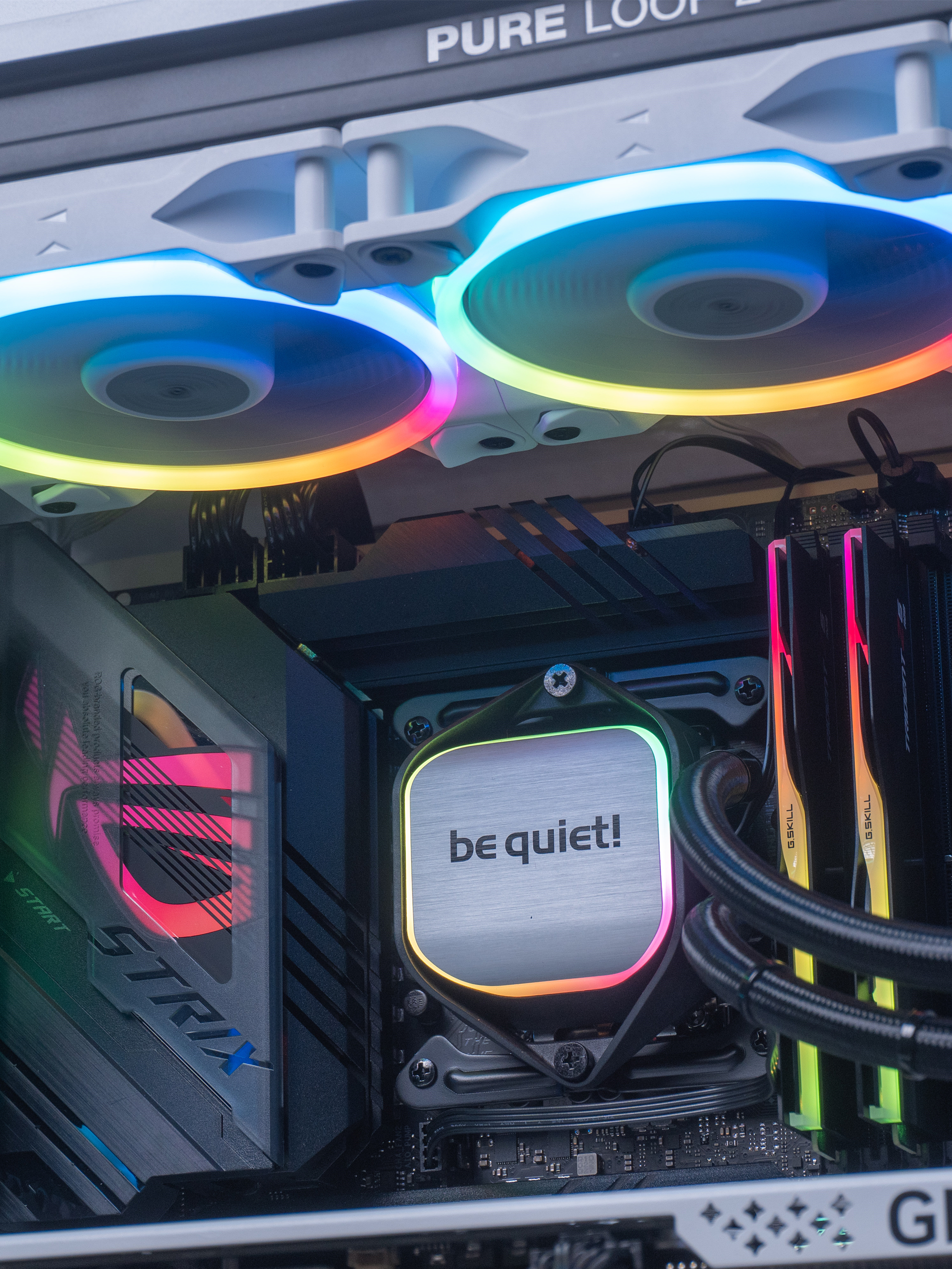 新风扇就是好，德静界Lightwingswhite，白色RGB秀起来