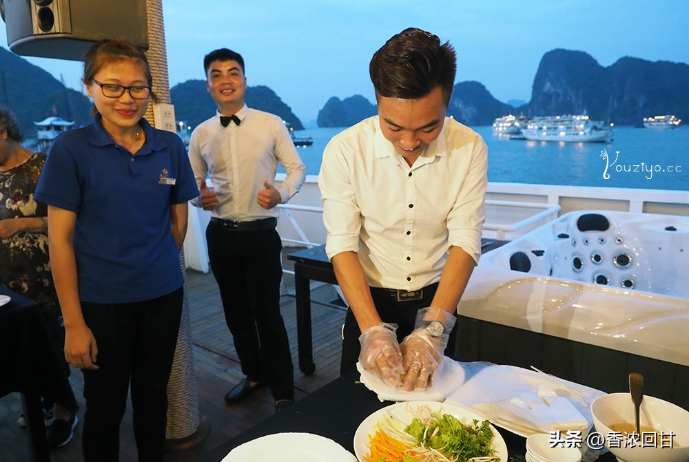 越南下龙湾lacasta游轮,越南下龙湾海滩游玩攻略