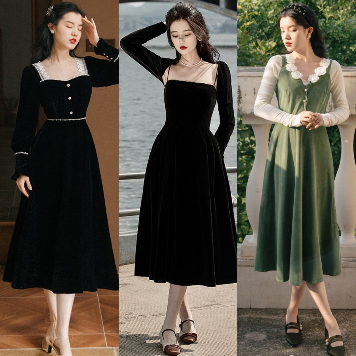赫本穿裙子风格,赫本最美的连衣裙