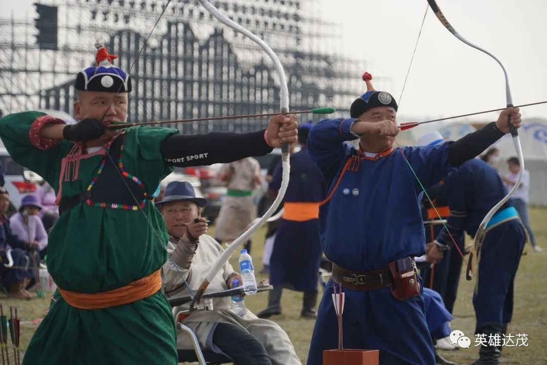 正镶白旗射箭比赛那达慕,达茂旗那达慕开幕式完整版
