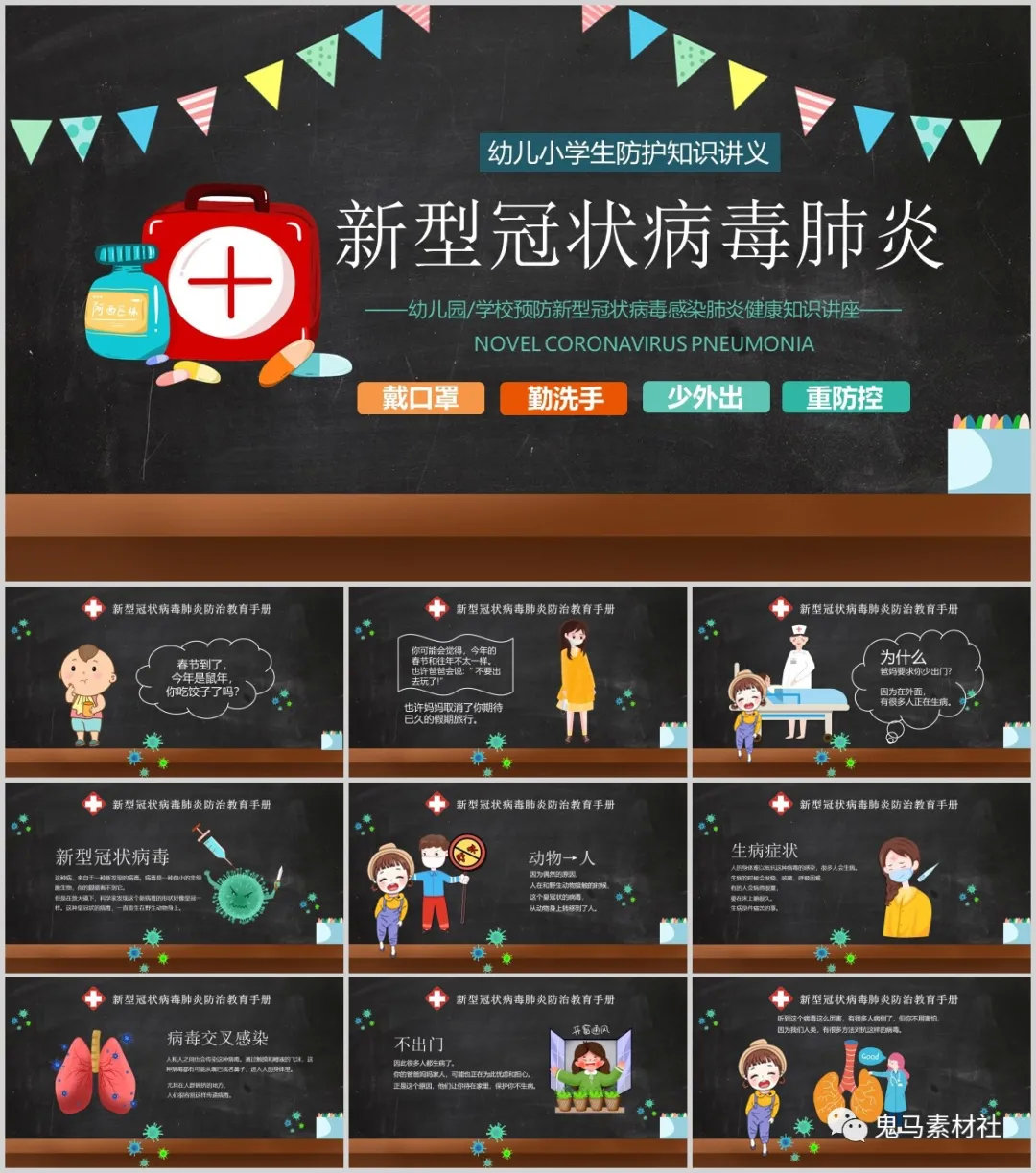 医学与健康科普,健康知识普及ppt模板