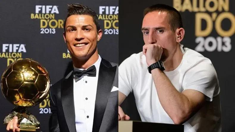 “C罗抢劫了我的金球奖！”里贝里对2013年金球奖仍然耿耿于怀
