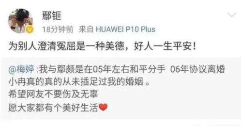 梅婷鄢颇离婚因为谁,梅婷和鄢颇度过了七年的婚姻生活