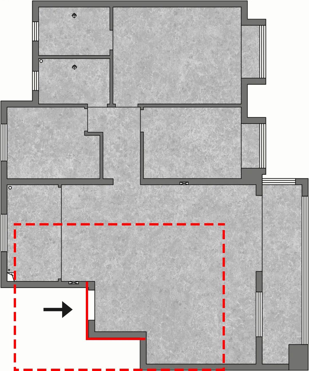 l型玄关使用感受,入户玄关鸡肋