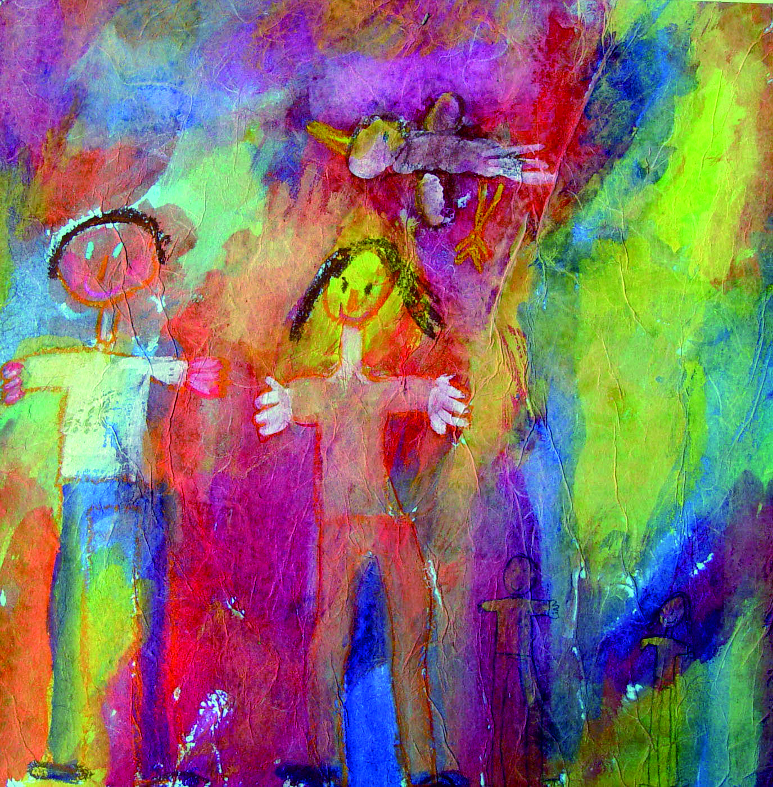 童心绘世界美术作品展示看板,优秀儿童画作品展示