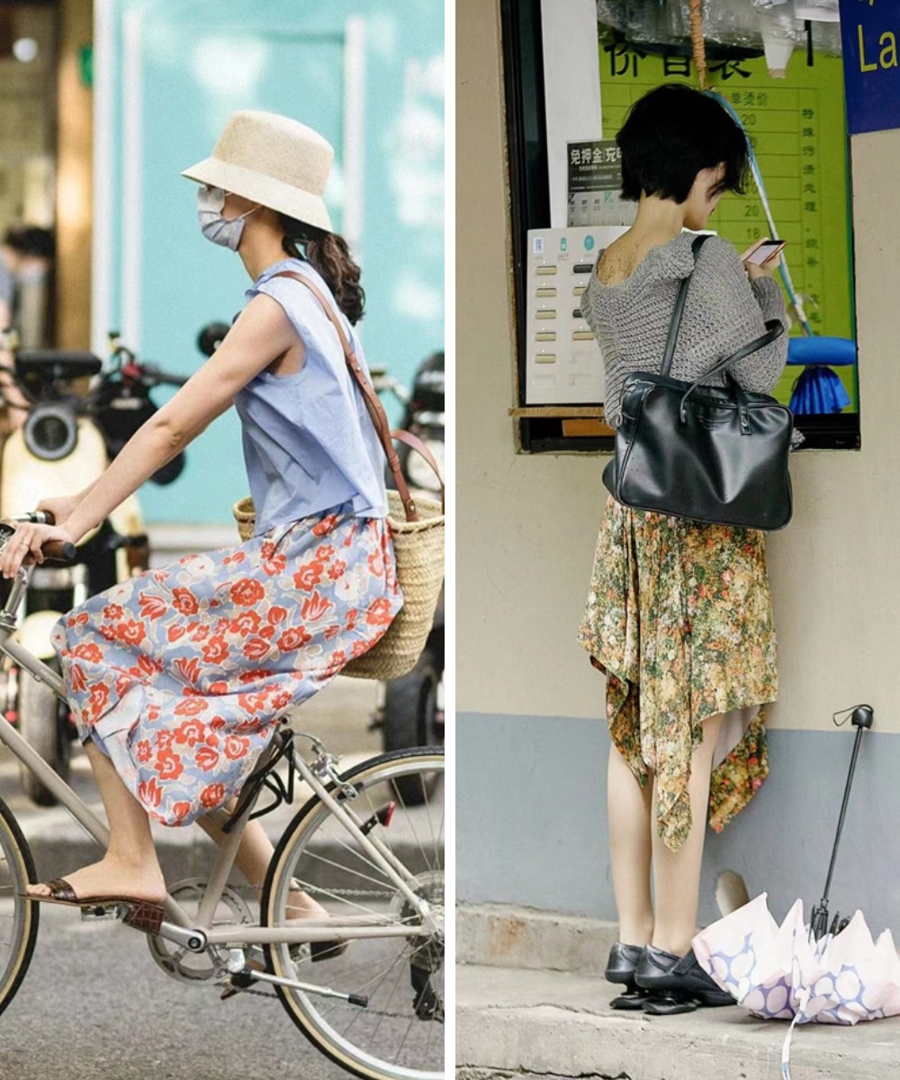 被上海外国女生的穿搭惊艳,被上海女生街拍惊艳到了